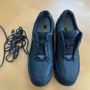 Men's Caterpillar Cat Streamline Leather Composite Toe Work Shoe Boot 9